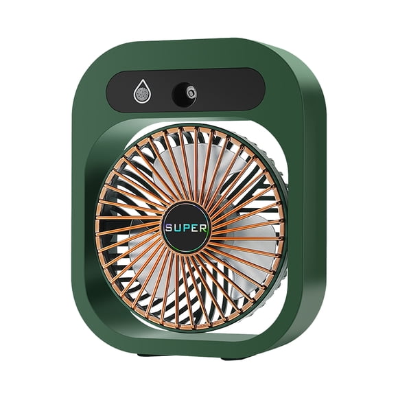Ventilateur Brumisateur de Bureau, Brumisateur de Refroidissement, Humidificateur Usb Rechargeable, Ventilateur Brumisateur Portable à Pulvérisation avec 3 Vitesses de Vent pour Camping, Maison, Pièce, Bureau