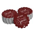thumbnail image 1 of Inkdotpot Let Love Sparkle Wedding Bottle Tag Real Silver Foil Favor Hang Tags 100 Pack, 1 of 6