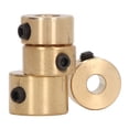 thumbnail image 3 of Drill Bit Stop Collar, Stop Bit Collar Set High Hardness Easy To Install 4PCS Precise Brass  For Woodworking, 3 of 8