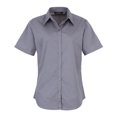 thumbnail image 1 of Premier Blouse en Popeline à Manches Courtes / Chemise de Travail Unie, 1 of 3