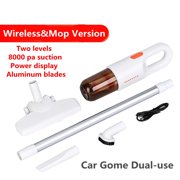 Dvkptbk Vacuum Cleaner Portable Handheld Wireless Car Vacuum Cleaner Household Compact & Large Suction Vacuum Cleaner Floor Brush Style White Home Essentials
