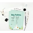thumbnail image 3 of Inkdotpot Llama Gender Neutral Party Supplies Set Of 50 Baby ShowerPrediction Cards For Baby Shower Game, 3 of 5