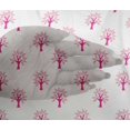 thumbnail image 4 of oneOone Viscose Chiffon Fabric Floral & Flying Swan Block Printed Craft Fabric BTY 42 Inch Wide, 4 of 4