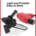 thumbnail image 3 of Electric Drill Convert To Chainsaw Attachment, Cutting Wood Chainsaw Attachment High Compatibility Easy To Modify  For Lumbering 10.2cm / 4in, 3 of 8