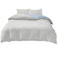 thumbnail image 2 of Queen Bedding Set under $5! CQCYD Queen Size Bedding Set, 4 Piece Bedding Collection, Washed Cotton Sheets, Teen Dorm Bedding, Comfortable Bed Set, Fresh Color Design, Complete Bedding Package, 2 of 6
