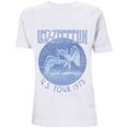 thumbnail image 1 of T-Shirt Unisexe Led Zeppelin Tour '75 Bleu Délavé, 1 of 3