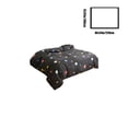 thumbnail image 3 of XYAIYT All Seasons Soft Twin Relaxeder Cover Polyester with Fresh Patterns for Year Round Use Easy Care Modern Bedding Solution(Black,Large), 3 of 6