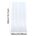 thumbnail image 4 of Tissu Voile Transparent pour Rideau de Fond Photo de Mariage Anniversaire Fête Matériau Polyester Semi-Transparent Diffusion de Lumière Installation Facile Intérieur Extérieur, 4 of 8