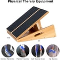 thumbnail image 2 of StrongTek Slant Board Adjustable Stretch Board Wooden Incline Board for Calf Stretching Exercise, 2 of 6