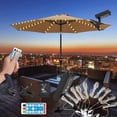 thumbnail image 1 of RXIRUCGD Patio Umbrella String Lights Solar Operated, 8 Lighting Modes Remote Control, Waterproof Outdoor LED Light for Beach Parasol Camping Tents Garden Decoration, 1 of 9