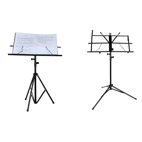 Portable Folding Sheet Music Stand with Carry duty folding music stand Bag Black
