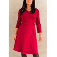 thumbnail image 1 of ELEVENMTL Robe Ligne A pour Femmes avec Boutons Dorés, 1 of 10
