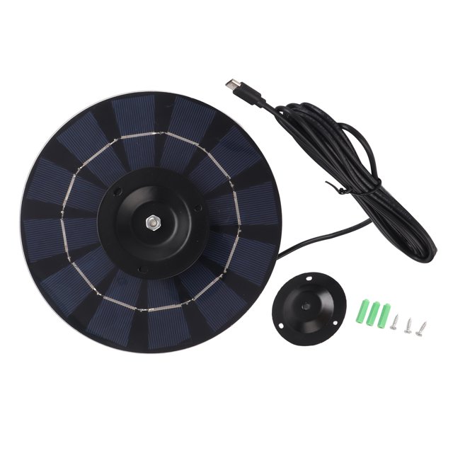 Solar Panel 5W Battery Charger Solar Panel Power Supply with 3 Meter Cable for Outdoor