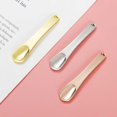 thumbnail image 3 of Ruiboury Sturdy Scoop For Scooping And Spreading Beauty Products Exquisite Workmanship Metal Makeup Spatula Rose Gold, 3 of 6