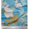thumbnail image 1 of Soimoi Silk Fabric Multicolor Camouflage Print Sewing Fabric Yard 42 Inch Wide, 1 of 3