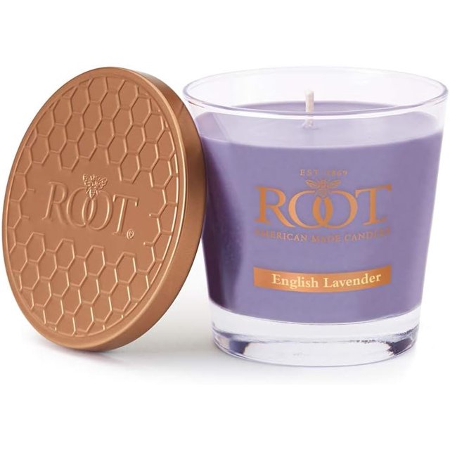 Root Candles, Candle Small Veriglass English Lavender