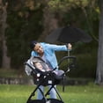 thumbnail image 2 of Paper Clips Toddler Umbrella Stroller Parasol Umbrella Stroller Parasol With Clamp Adjustable Protection Clip For Sun Shade Trolley Beach Chair Wheelchair Travel, 2 of 8
