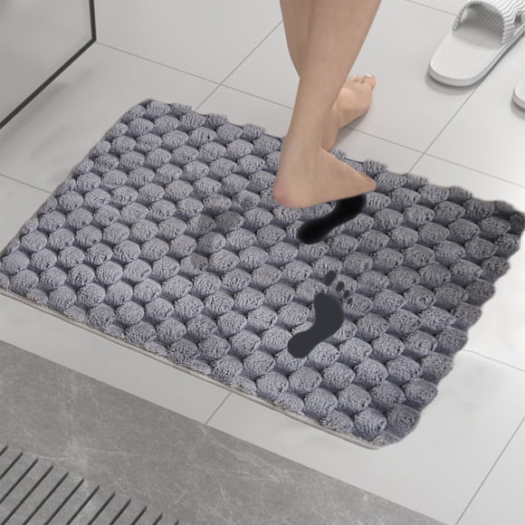 Bathroom Floor Mats Bathroom Doorway Absorbent Carpet Toilet Non-Slip Foot Mats Door Mats Entry Washroom Mats