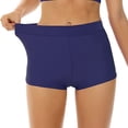 thumbnail image 1 of zanvin Bas de Bikini Taille Haute pour Femme Bas de Maillot de Bain, Navy, TG, 1 of 4