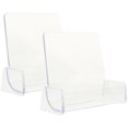 thumbnail image 1 of Shisuyan 2Pcs Business Cards Holder Singlegrid Name Cards Container Cards Storage Holder Office Supply, 1 of 8