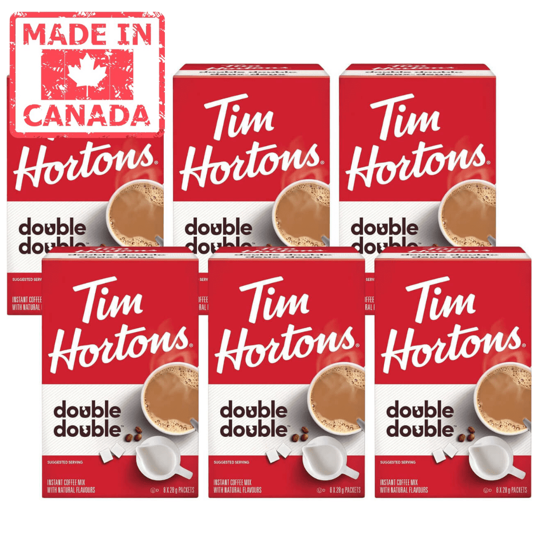 Tim Hortons Double Double Packets, 8 Count Bulk Pack (6/CASE)