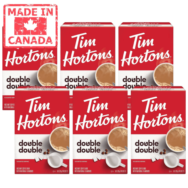 Tim Hortons Double Double Packets, 8 Count Bulk Pack (6/CASE)