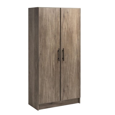 Prepac Elite 32 inch Storage Cabinet, Drifted Gray