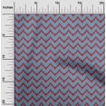 thumbnail image 1 of oneOone Tissu Viscose Georgette Chevron Ikat Imprimé au Mètre 42 Pouces de Large, 1 of 4