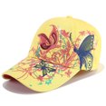 thumbnail image 5 of Coofit Women Baseball Cap Adjustable Embroidery Butterfly Snapback Hat Outdoor Sun Hat, 5 of 5