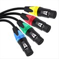 thumbnail image 5 of Câble Adaptateur Audio pour RJ45 4 Canaux 3 Broches XLR DM512 Extension de Signal Réseau Câble Réseau vers Distribution Analogique 20cm, 5 of 5