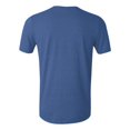 thumbnail image 2 of Gildan Mens Softstyle T-Shirt, M, Heather Royal, 2 of 2