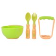 thumbnail image 1 of LYUMO 4pcs Baby Food Masher Mash Serve Freshfood Bowl Infant Feeding Suction Bowl Spoons Set, Baby Feeding Bowl Spoons, Baby Mash Bowl, 1 of 8