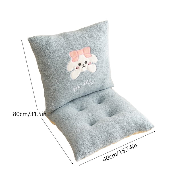 Blue 1Pc 15.75X31.5 Inches High Back Chair Cushion For Indoor And Outdoor Use All Weather Rainproof Seat Cushion For Rocking Chairs Porch Swings And Benches With Secure Straps Comfortable