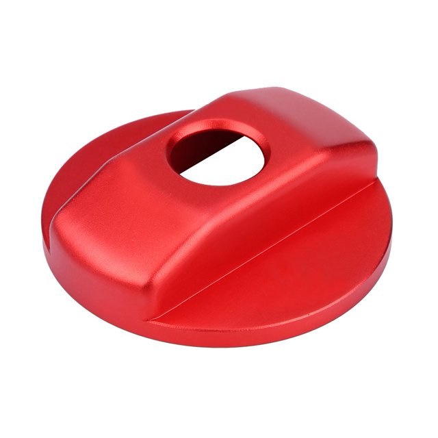 Garniture de Couvercle de Décoration de Réservoir de Carburant Diesel pour le Défenseur de Land Rover 90 110 2007-2016 (Rouge)