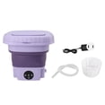 thumbnail image 2 of Mini Washer, 11L Portable Washing Machine, Mini Foldable Bucket Washer, Spin Dryer,  Washer with Drainage Basket for RV Travel Apartment Laundry Camping, 2 of 8