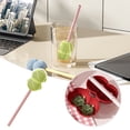 thumbnail image 2 of Long Poignée Thé Snap Thé Infuseur pour Thé en Feuilles Diffuseurs de Thé Accessoires en Maille Réutilisable Diffuseur d'Intervalle en Maille Passoire pour Tasse et Théière Ustensiles de Cuisine en Bois pour Feuilles en Vrac Ensemble avec, 2 of 4