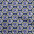 thumbnail image 1 of oneOone Georgette Viscose Blue Fabric Asian Mandala Sewing Craft Projects Fabric Prints By Yard 42 Inch Wide, 1 of 4