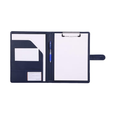 Professional Portfolio A4 Size, Premium Leather Material Padfolio with Unpunched Document Filing System