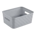 thumbnail image 1 of Sterilite 10 x 8 x 4.25 Inch Woven Rectangular Short Basket (32 Pack), 1 of 11