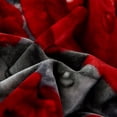 thumbnail image 4 of JML Couverture en Molleton Peluche Doux pour Lit Très Grand 83"x91 Pouces 5.7lb, Couverture Raschel 2 Plis Gris Rose Rouge, 4 of 6