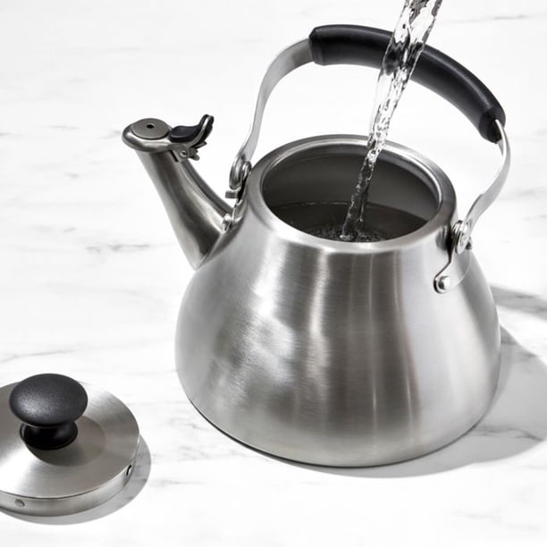 OXO Brew Classic Traditional Brushed Stainless Steel Tea Kettle