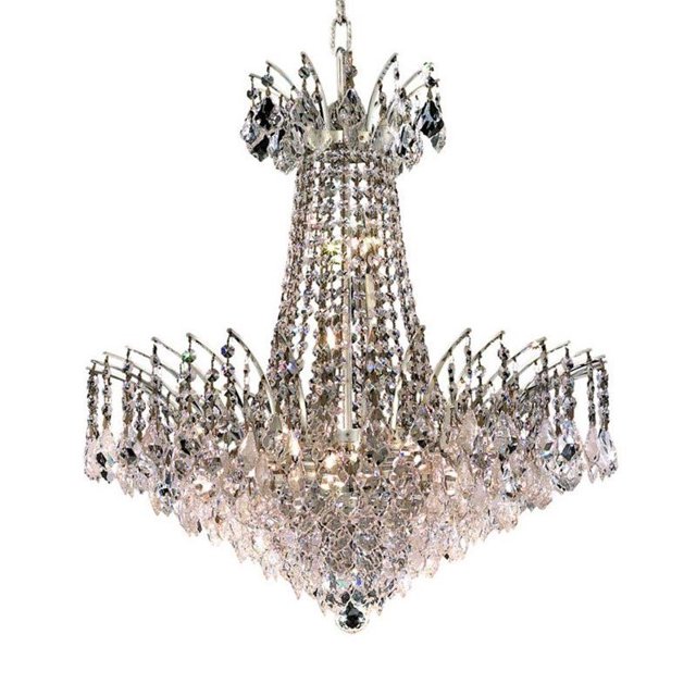 Elegant Lighting Victoria 24" 11 Light Spectra Crystal Chandelier