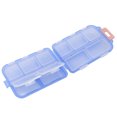 thumbnail image 1 of Étui à Médicaments, Boîte à Médicaments en Plastique Compacte pour Médicaments Bleu, Blanc, Rouge Rose, Violet, 1 of 7