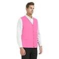 thumbnail image 4 of TOPTIE Adult Volunteer Work Vest Event Supermarket Apron Vests - Pink, 4 of 8