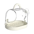 thumbnail image 2 of GROWTH TANK Bird Cage Multipurpose Parrot Outing Cage Bird Carrier for Parrotlets Cockatiels White, 2 of 9
