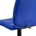thumbnail image 3 of Mid-Back Blue Quilted Vinyl Swivel Task Chair, 3 of 9