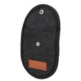 thumbnail image 3 of Plectrum Holder Case, Wool Felt Anti-Falling Guitar Pick Bag Pouch Durable Portable  For Storage Black,Grey, 3 of 8