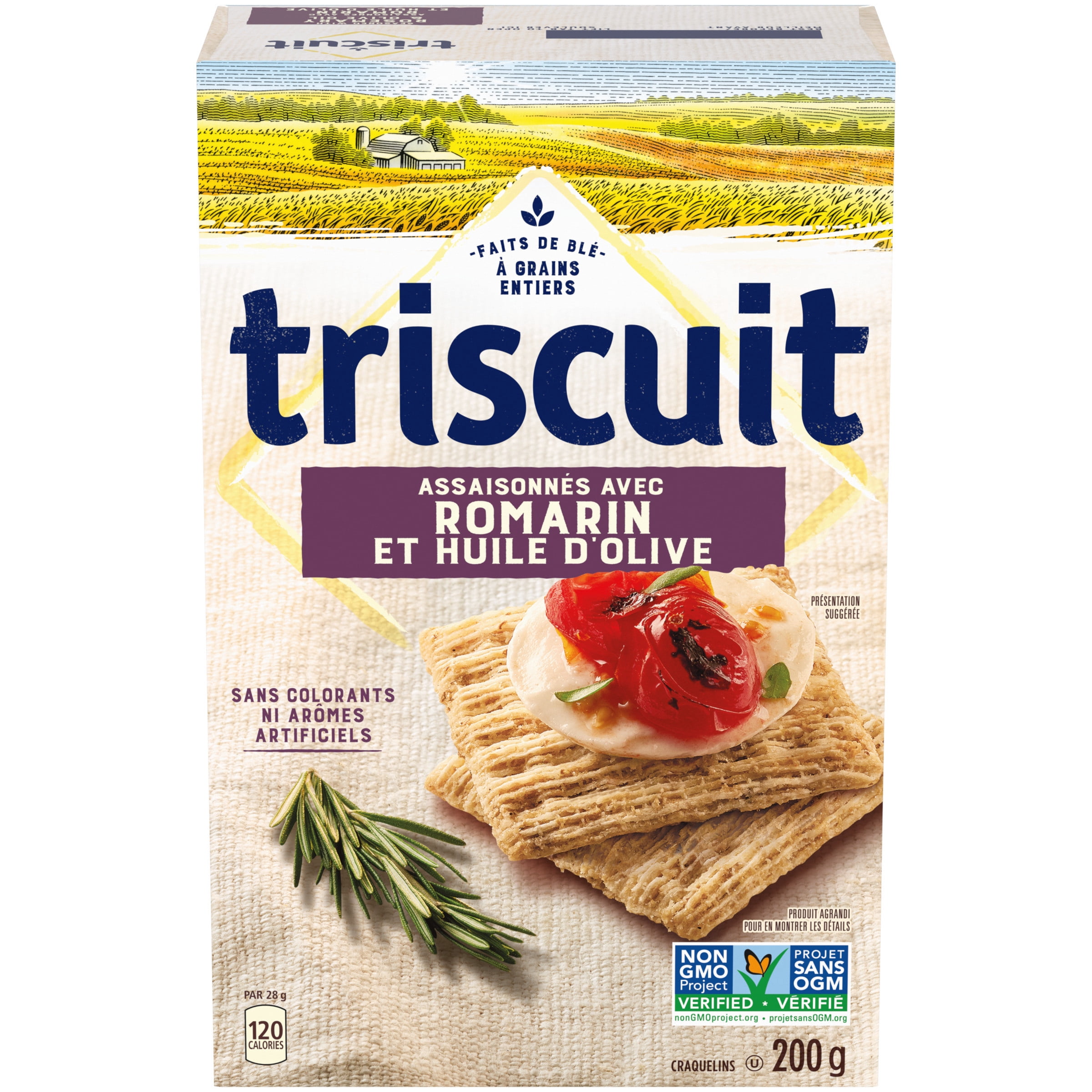 TRISCUIT Romarin et Huile d'olive Craquelins