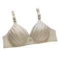 thumbnail image 1 of VEKDONE Woman's Embroidery Back Buckle Thin Style Ventilate Bra Without Steel Rim Silver 40/90BC, 1 of 7