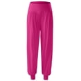 thumbnail image 5 of Dealovy Yoga Pants Womens High Waisted Belly Control Workout Running Sweatpants Solid Color Jogger Trousers, 5 of 5